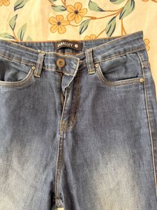 Ripped Knee Denim Jeans