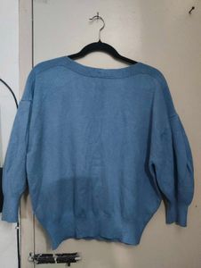 Blue Pullover Sweater