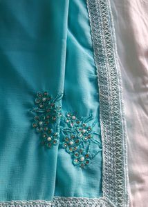 Very Attractive Saree + Matching Blouse