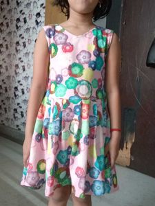 Cute Floral Girls Dress