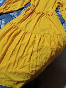 Yellow Tiered Maxi Dress