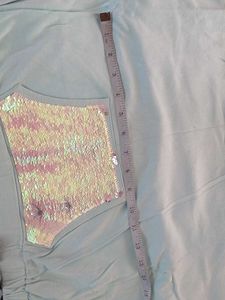 Cape Style Hooded Top With Sequence Work By Hop