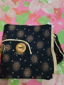 Elegant Black Printed Kurta