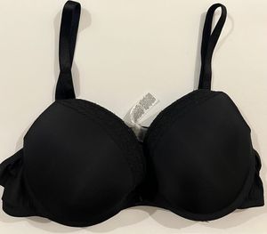 Black Padded Bra