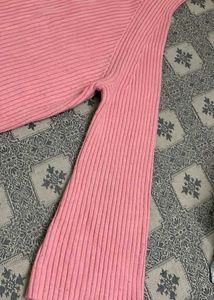 Pink Turtleneck Sweater