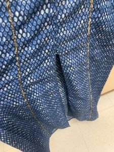 Biba Snakeskin Printed Kurta Cum Ethnic Jacket