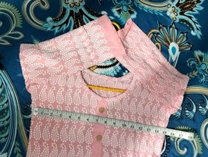 ELEGANT PEACH KURTA