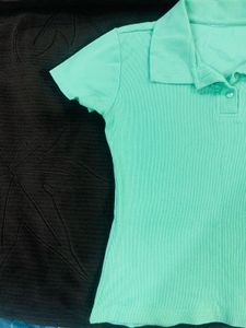 Pastel Green Linen T-Shirt – Regular Fit