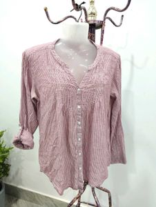 H&amp;M Stripped Button Down Top