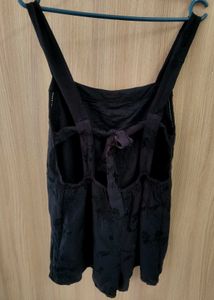 SOCIETY AMUSE Floral Black Dress/jumpsuit