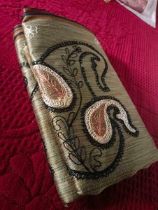 Embroidery Jute Saree
