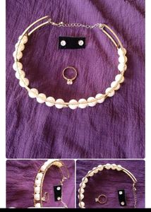 Unique Collection Pearl  Jewellery Sets