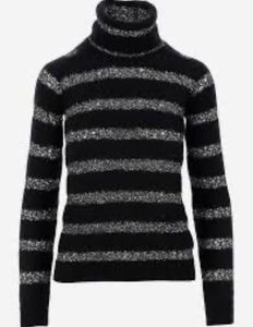 Black High Neck Top