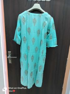 Sky Blue Kurta With Palazzo