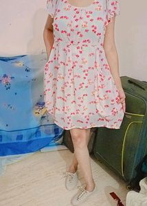 Beutiful Floral Georgate Dress