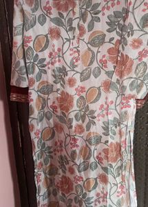 Floral Print Kurti Set - 3 Piece