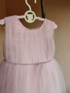 Peach Tulle Dress