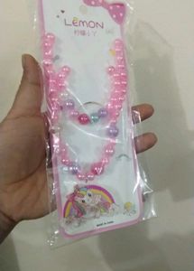 Girls Necklace And Bracelet Set