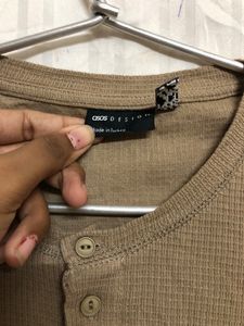 Asos Tan Colour Short Sleeve T Shirt