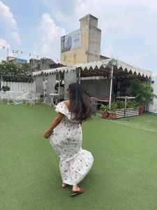 Floral Off Shoulder Dress