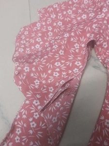 Girls  Pink Colour Top