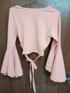 Amazon Fitted Top With Flare Sleeves
