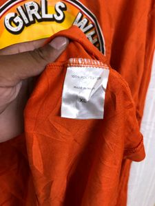 Sport-Tek Orange Long Sleeve T Shirt