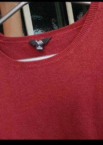 FIG Red Knit Sweater