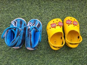 Boys Footwear 2 Pairs Size 5.5 Inches