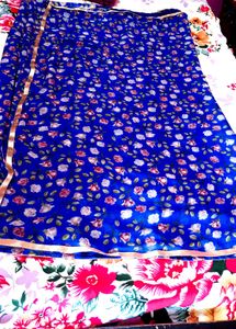 Floral Print Saree