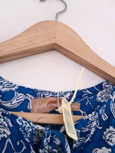 Blue Printed Kurta (Women&#39;s)