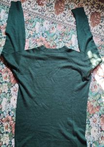 Green Crewneck Sweater