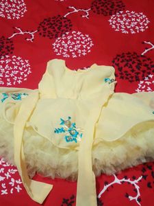 Cute Yellow Party Dress