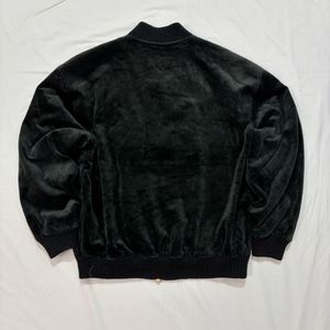 Vintage Velvet Bomber Jacket