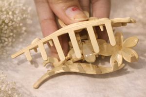 Floral Hair Claw Clip