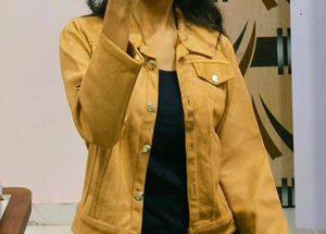 Tan Velvet Jacket