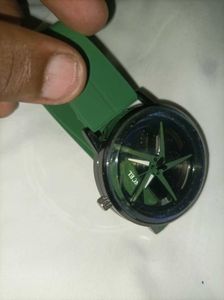 Green Analog Watch