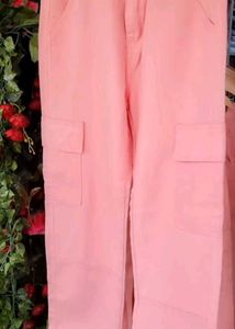 Pink Cargo Pants