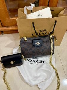 Coach Poppy Bag &amp; Card Case Set