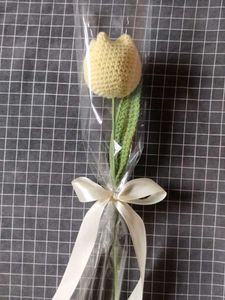 Crochet tulip bouquet