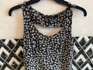 Women Balck&amp;White Short Drees