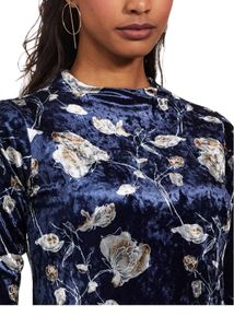 Floral Velvet Dress