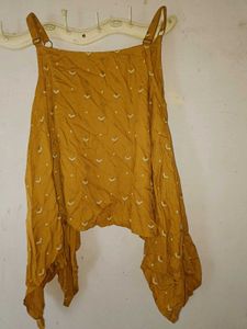 Mustard Sleeveless Top