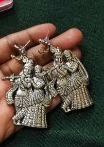 Radhakrishna Earings Light Weight.