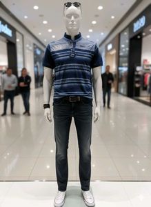 Polo Neck Oddi Printed Tshirt