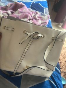 Diana Korr White Tote Bag