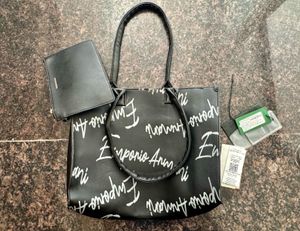 Emporio Armani Tote Bag ( refurbished has flaws)