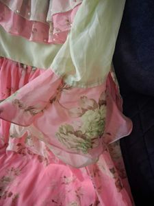 Girls' Floral Chiffon Dress