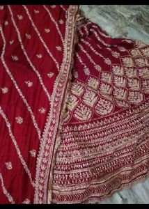 Dabka Work Lehanga
