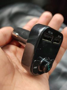 Bluetooth FM Transmitter USB Car Fast Charger